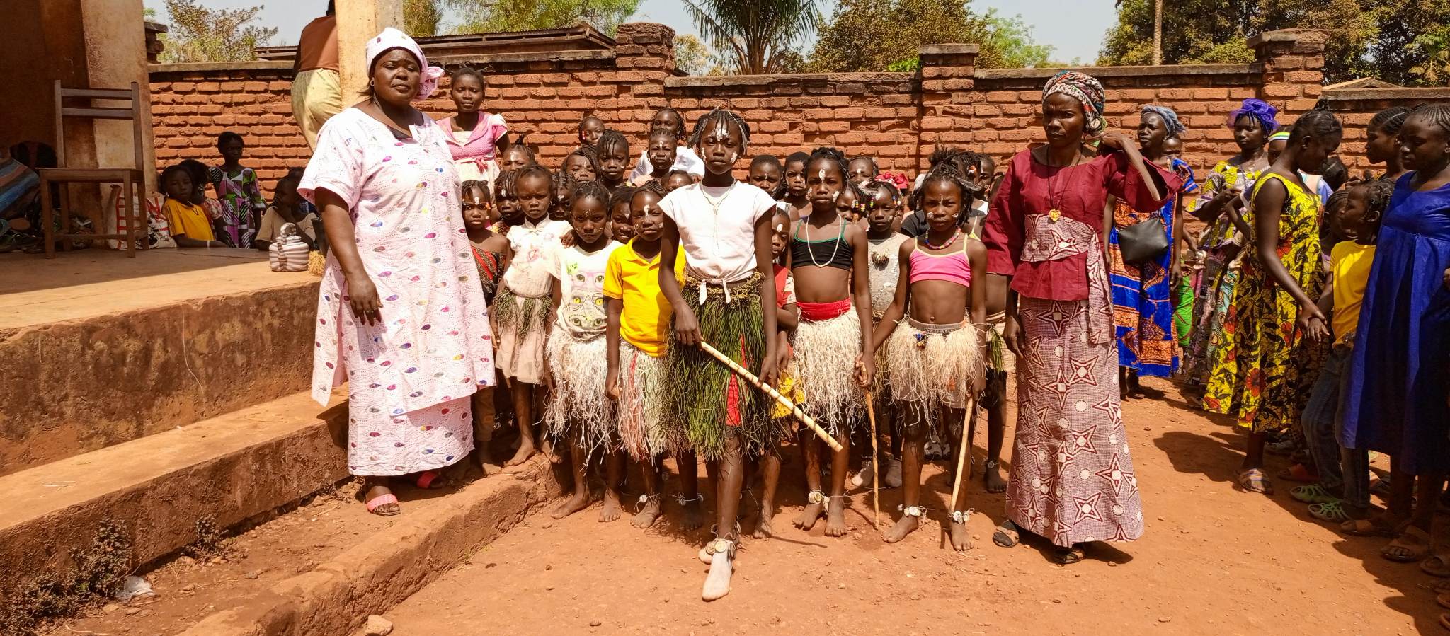 Centrafrique clôture de la semaine de lenseignement à l école Damala