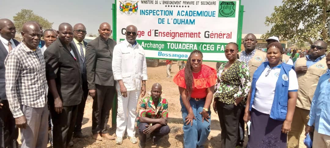 Centrafrique Le Ministre DEtat En Charge De LEducation Nationale En