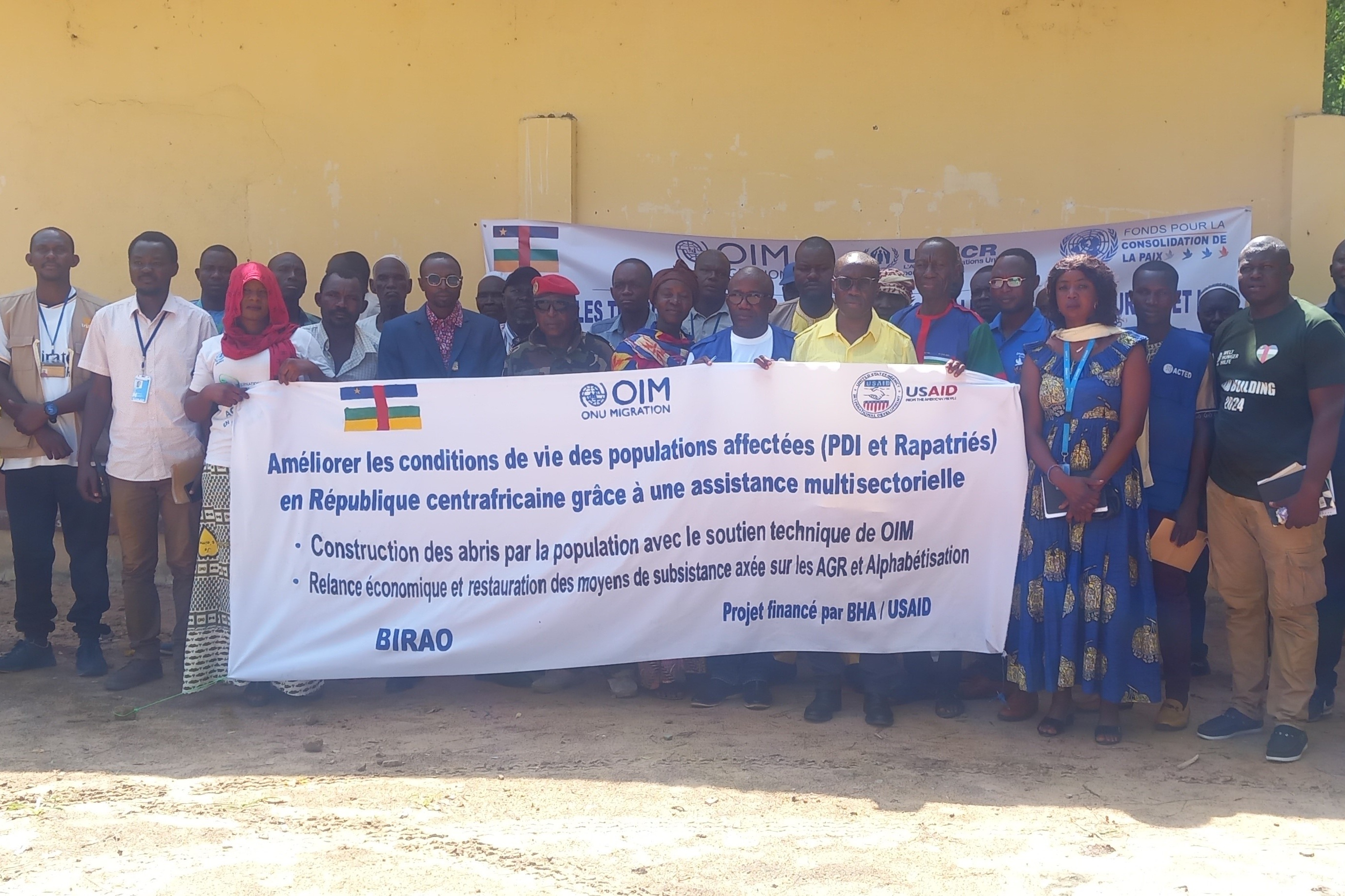 Centrafrique Lorganisation Internationale Pour Les Migrations Lance